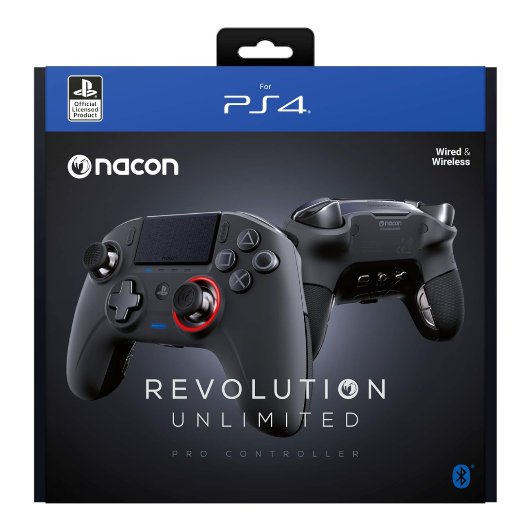 Nacon PS4 Controller – Wired/Wireless Gamepad for Precision Gaming